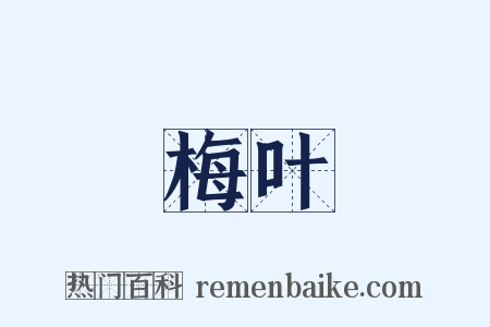 梅叶是什么意思的图片